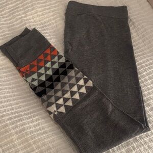 Gap wool blend drawstring leggings L Large